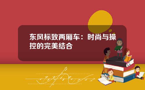 东风标致两厢车：时尚与操控的完美结合