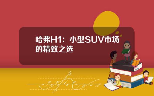 哈弗H1：小型SUV市场的精致之选