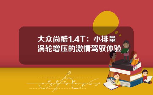 大众尚酷1.4T：小排量涡轮增压的激情驾驭体验