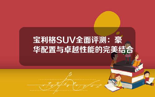宝利格SUV全面评测：豪华配置与卓越性能的完美结合