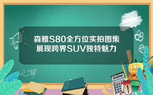 森雅S80全方位实拍图集 展现跨界SUV独特魅力